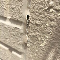 3階建ての現場は足場が揺れる