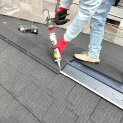 屋根カバー工事　棟板金編